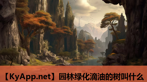 园林绿化滴油的树叫什么